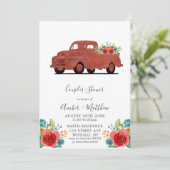 Blauwgroen Oranje Red  Truck Gold Couples — Shower (Staand voorkant)