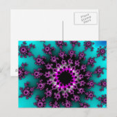 Blauwgroen-Oriental-ogen Briefkaart (Voorkant / Achterkant)