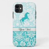 Blauwgroen paard Case-Mate iPhone case (Achterkant)