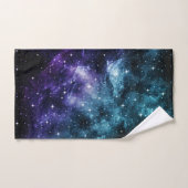 Blauwgroen Paarse galaxy Nebula Dream #1 Bad Handdoek (Handdoek)