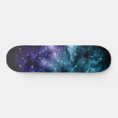 Blauwgroen Paarse galaxy Nebula Dream #1 Persoonlijk Skateboard (Horizontaal)