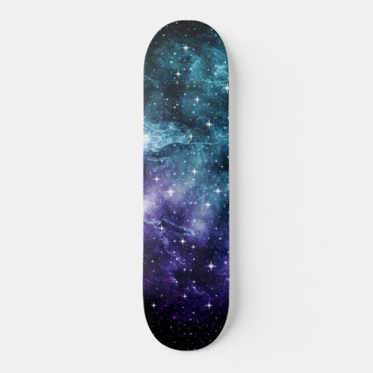 Blauwgroen Paarse galaxy Nebula Dream #1 Persoonlijk Skateboard (Voorkant)