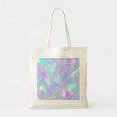 Blauwgroen & Paarse iriserend ontwerp Tote Bag (Voorkant)