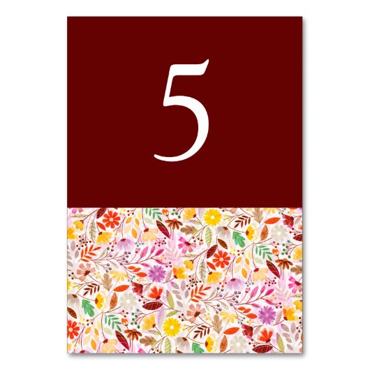 Blauwgroen Paarse lente weide bloemen bruiloft Kaart (Voorkant)