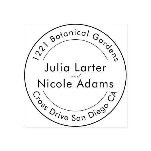 Blauwgroen Paarse lente weide bloemen bruiloft Rubberstempel (Afrduk)