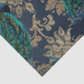 Blauwgroen pacten op de blauwe en goudontkoppeling tissuepapier (Detail)