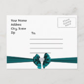 Blauwgroen Pakket sparen het Briefkaart van de Dat (Achterkant)