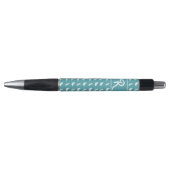 Blauwgroen patroonvlinder en dragonfly pen (Voorkant)