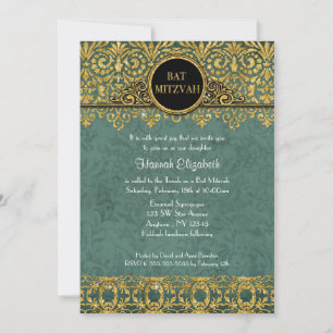 Blauwgroen Peacock Engels Manor Art Deco Nouveau D Kaart