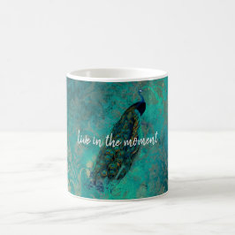 Blauwgroen Peacock Koffiemok