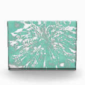 Blauwgroen perony Acrylblok Fotoblokken (Voorkant)