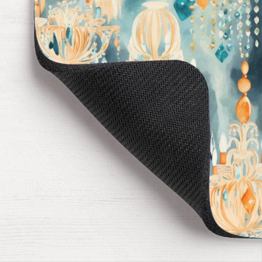 Blauwgroen perzikkandelaar muismat (Hoek)