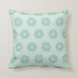 Blauwgroen Pillow, Retro, middeneeuwse moderne Sin Kussen