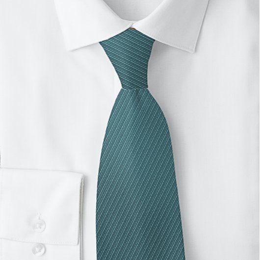 Blauwgroen Pin Stripe Business Modern Stropdas