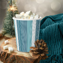 Blauwgroen Pinstripe Kerstpatroon#28 ID1009