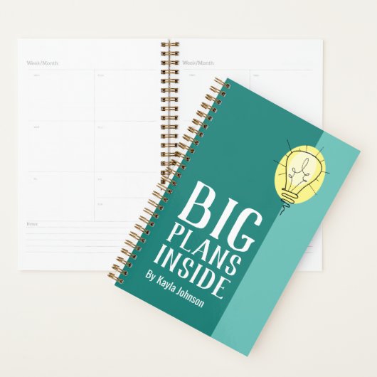 Blauwgroen Plannen Inside Planner - Bestseller Edi (Display)