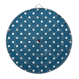 Blauwgroen poka Dots Dartbord