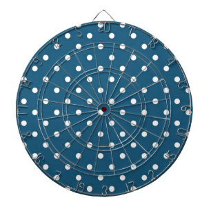 Blauwgroen poka Dots Dartbord