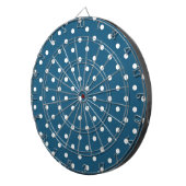 Blauwgroen poka Dots Dartbord (Voorkant Rechts)