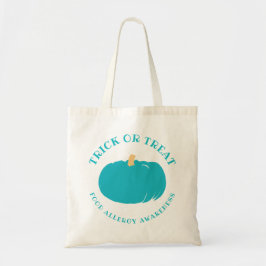 Blauwgroen pompoen Kinder voedselallergie — Hallow Tote Bag