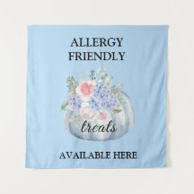 Blauwgroen pompoen Waterverf allergie vriendelijke