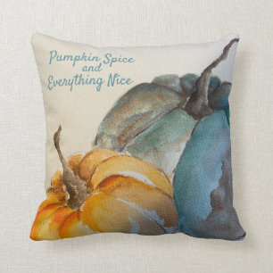 Blauwgroen pompoenSierkussen Kussen