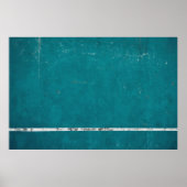 Blauwgroen Poster (Voorkant)