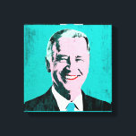 Blauwgroen President Biden Pop Art Canvas Afdruk<br><div class="desc">Politieke Pop Art Gear en Politieke Gifts van PolitiClothes.com & PolitiCardz.com Vind de meest unieke verkiezingen en politieke cadeaus, waaronder: politieke T-shirts, politieke Bumperstickers, politieke Buttonnen, politieke Posters, politieke spelden, politieke Kaarten, politieke Mokken, politieke Posters, politieke handtekeningen en nog veel meer! Politieke kunst en kunst: http://www.PolitiClothes.com Politieke Kaarten en geschenken:...</div>