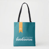 Blauwgroen Professional-boekwormtas Tote Bag (Voorkant)