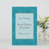 Blauwgroen programma Galaxy WEDDING (Staand voorkant)