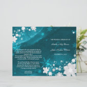 Blauwgroen programma Turquoise Winter Wedding Bi F (Staand voorkant)
