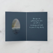 Blauwgroen Rainbow-aanpassen elke gelegenheid Kaart (Binnen)