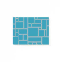 Blauwgroen rechthoeken