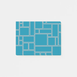 Blauwgroen rechthoeken post-it® notes