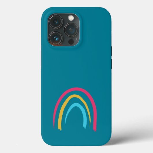 Blauwgroen regenboog Case-Mate iPhone case (Achterkant)