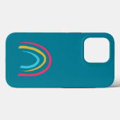 Blauwgroen regenboog Case-Mate iPhone case (Achterkant (horizontaal))