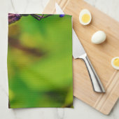 Blauwgroen regenboogdragonvlieg theedoek (Quarter Fold)