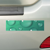 Blauwgroen regendruif bumpersticker (Op auto)