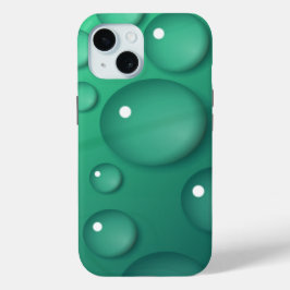 Blauwgroen regendruif iPhone 15 case