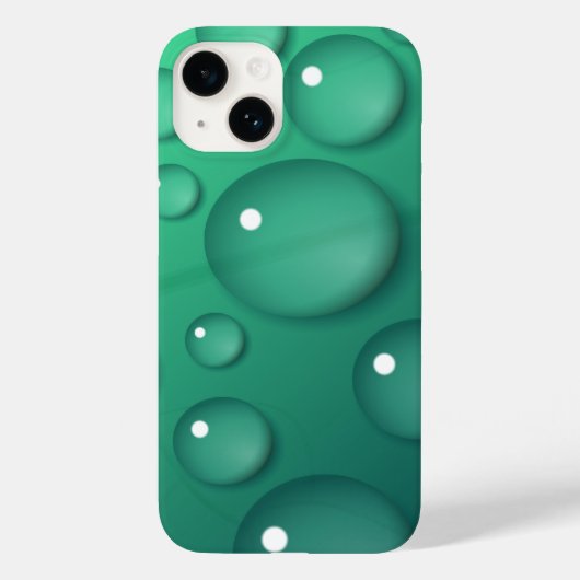 Blauwgroen regendruif Case-Mate iPhone case (Achterkant)