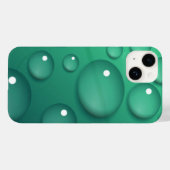 Blauwgroen regendruif Case-Mate iPhone case (Achterkant (horizontaal))