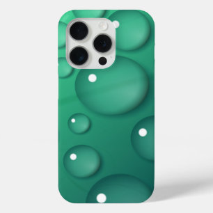 Blauwgroen regendruif iPhone 15 pro case