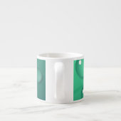 Blauwgroen regendruif espresso kop (Achterkant)