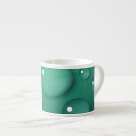 Blauwgroen regendruif espresso kop