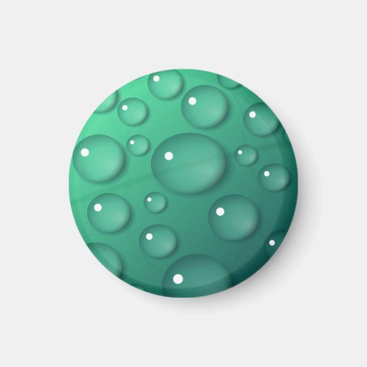 Blauwgroen regendruif magneet (Voorkant)