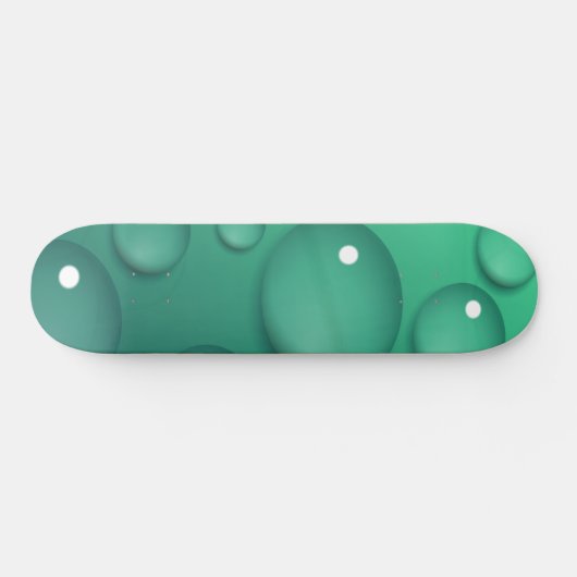 Blauwgroen regendruif skateboard (Horizontaal)
