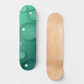 Blauwgroen regendruif skateboard (Voorkant)