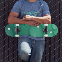 Blauwgroen regendruif skateboard