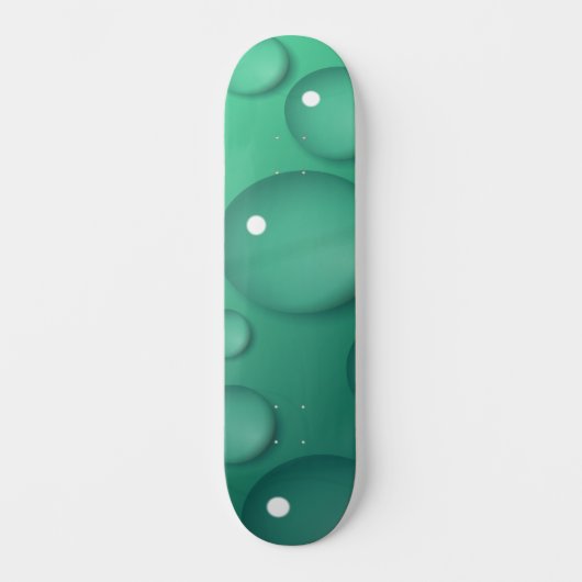 Blauwgroen regendruif skateboard (Voorkant)