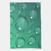 Blauwgroen regendruif theedoek (Verticaal)